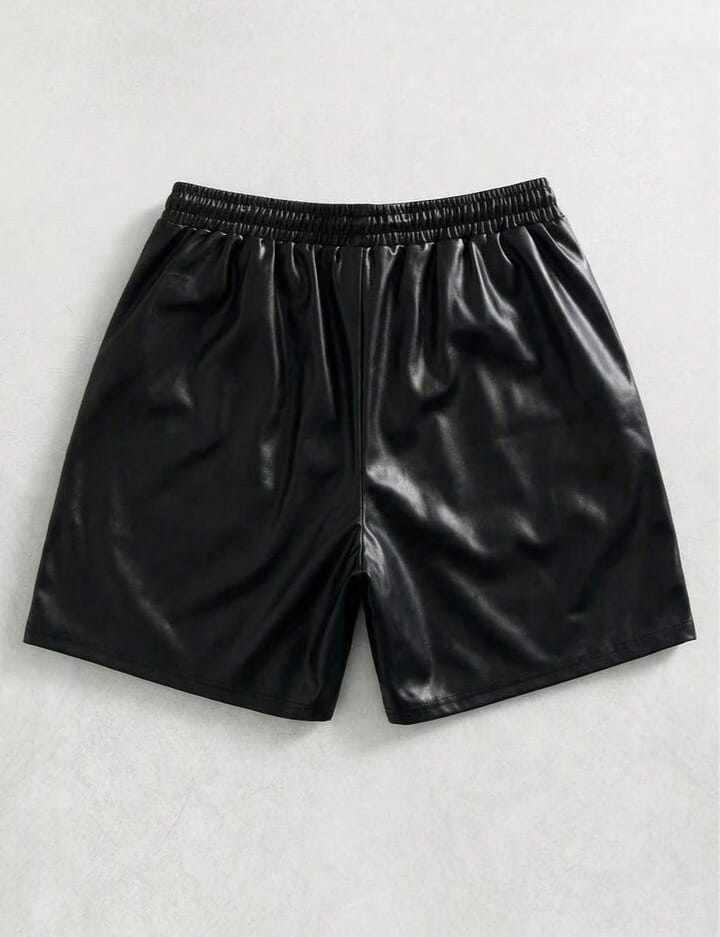 Midnight Luxe Faux Leather Shorts